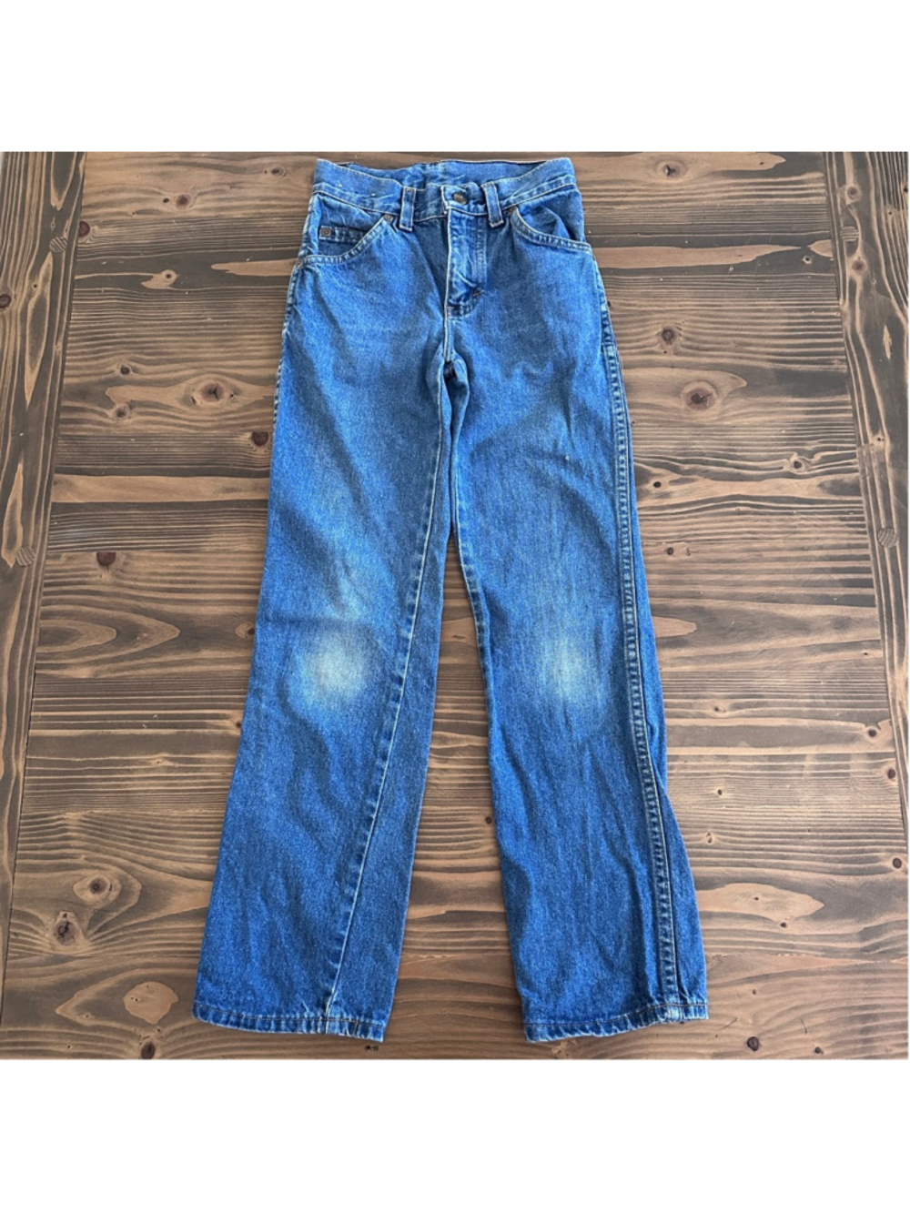 Fox Hollow Kids Jeans Blue Medium Wash USA Made Denim Straight Leg